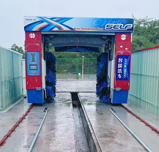 重庆停车场安装日森无人值守洗车机